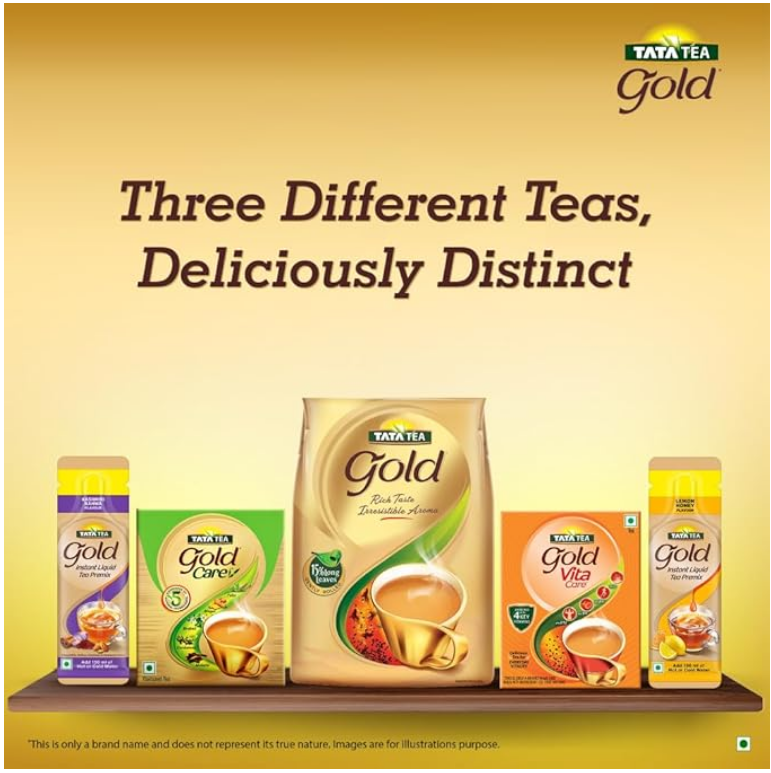 Tata Tea Gold | Assam teas with Gently Rolled Aromatic Long Leaves | Rich & Aromatic Chai | Black Tea | 100gram|Powder