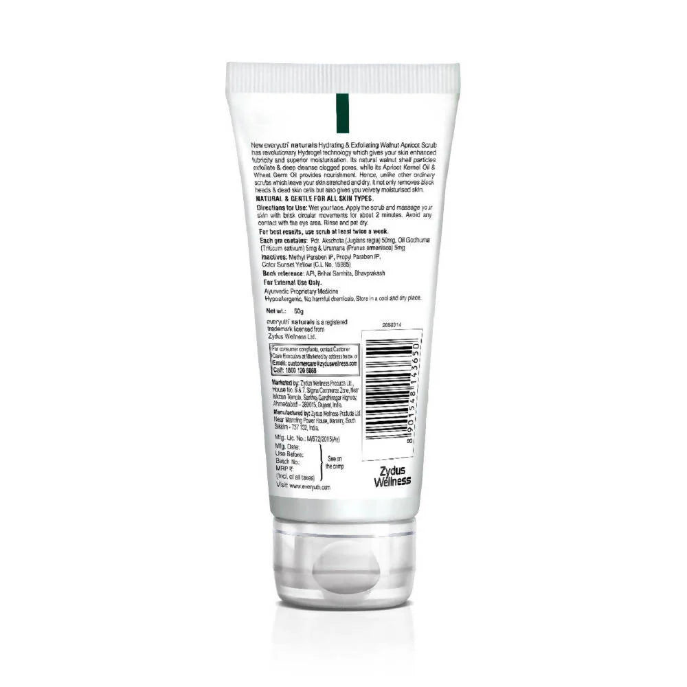 Everyuth Naturals Hydrating & Exfoliating Walnut Apricot Scrub - 100gm