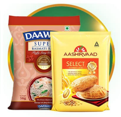 Aata, Rice & Grains.