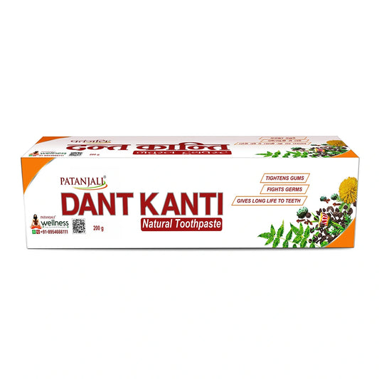 PATANJALI Dant Kanti Natural Toothpaste for Teeth Whitening, No Colors Toothpaste  (200 g)