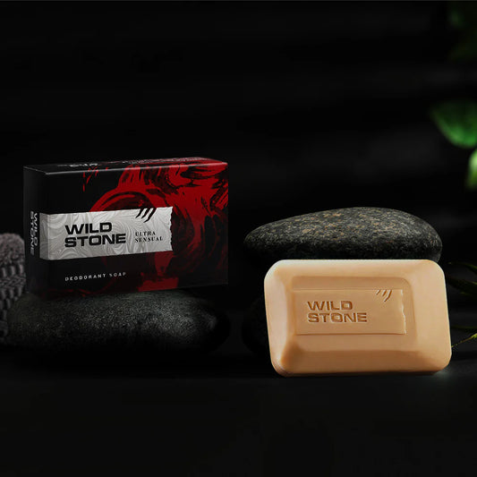 Wild Stone Ultra Sensual and Forest Spice Soaps for Bath Red.