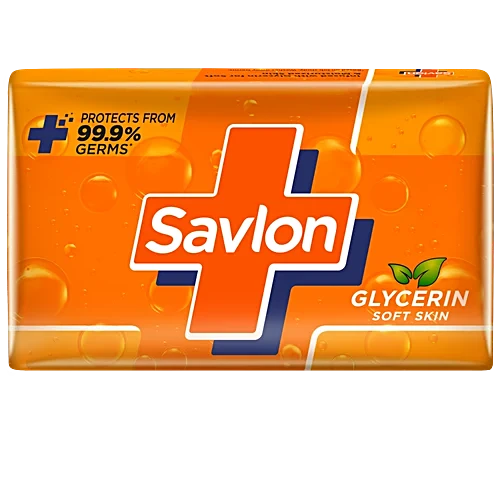 Savlon Moisturizing Glycerin soap bar with germ protection