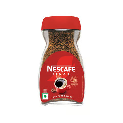 NESCAFE Classic Instant Coffee Powder | Great start to your morning | 100% Pure Coffee | 90g Jar