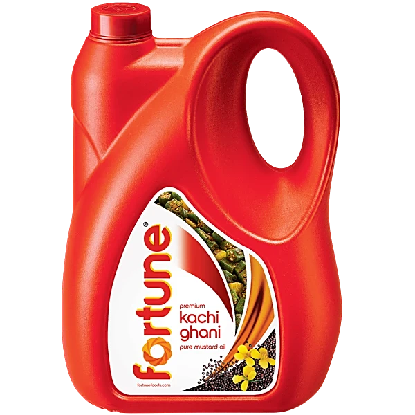 Fortune Premium Kachi Ghani Pure Mustard Oil 5L (4.5 Kg Jar)