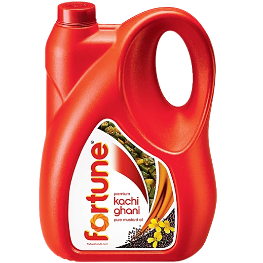 Fortune Premium Kachi Ghani Pure Mustard Oil 5L (4.5 Kg Jar)