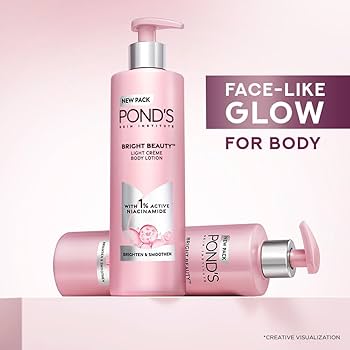 POND's Bright Beauty Light Cr?me Body Lotion for Smooth & Bright Skin  (275 ml)