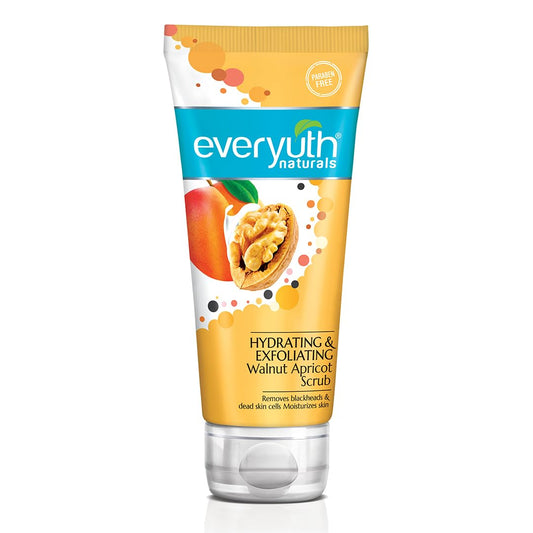 Everyuth Naturals Hydrating & Exfoliating Walnut Apricot Scrub - 100gm