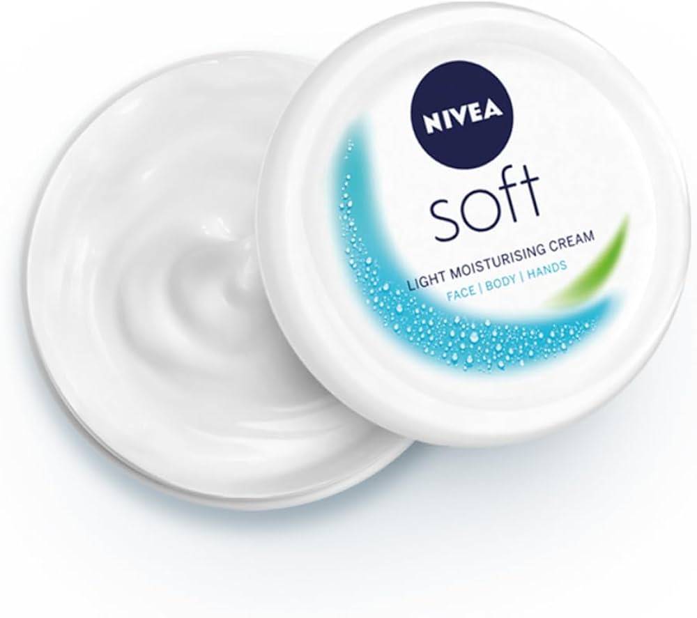 NIVEA Soft Light Moisturizer Cream For Face, Hand & Body, with Vitamin E & Jojoba Oil  (75 ml)