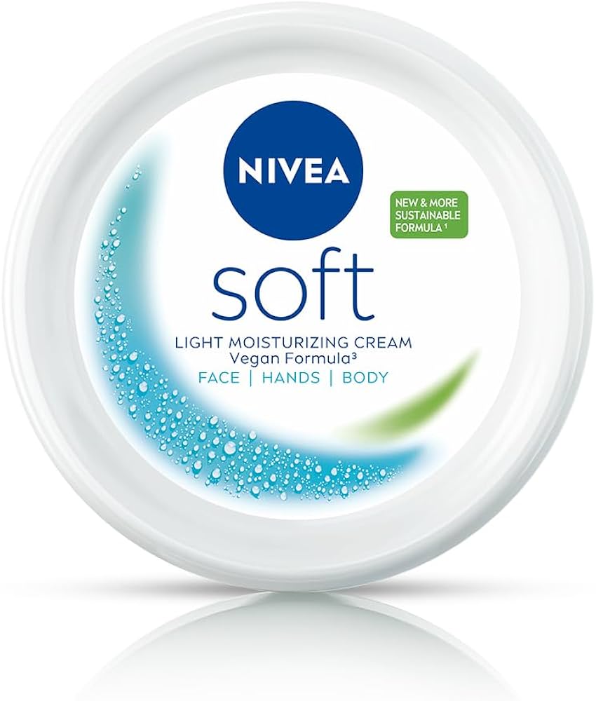 NIVEA Soft Light Moisturizer Cream For Face, Hand & Body, with Vitamin E & Jojoba Oil  (50 ml)