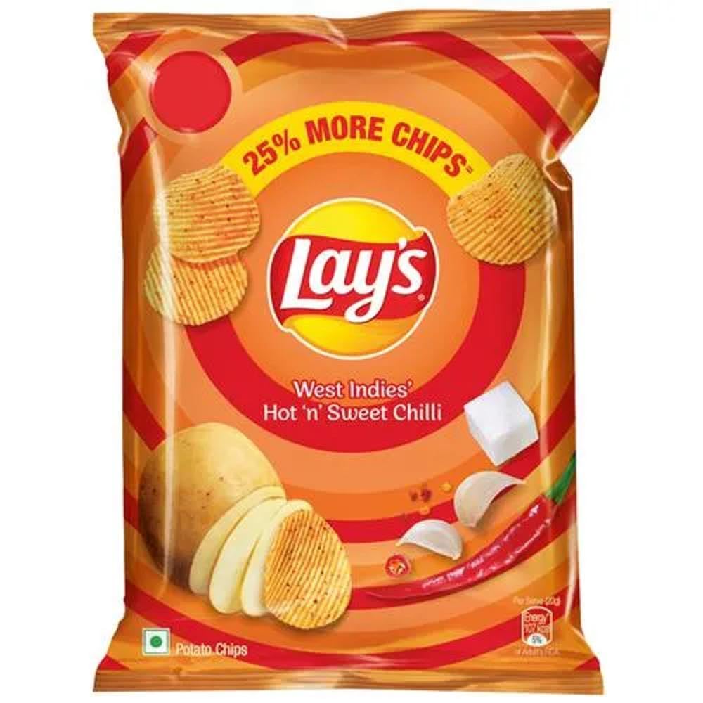 Lay's West Indies Hot and Sweet Crunchy Chilli Chips