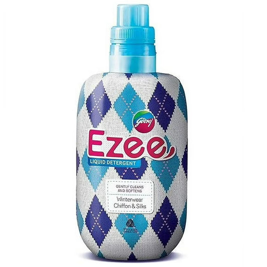 Godrej Ezee Liquid Detergent for both Top load and Front load Washing - 250g Bottle, for Winter Wear