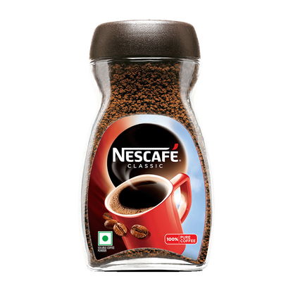 Nescafe Classic Black Roast Instant Coffee | Roasted Longer For A Stronger Cup | Strong & Intense | 100% Pure Soluble Coffee Powder | 90g, Jar