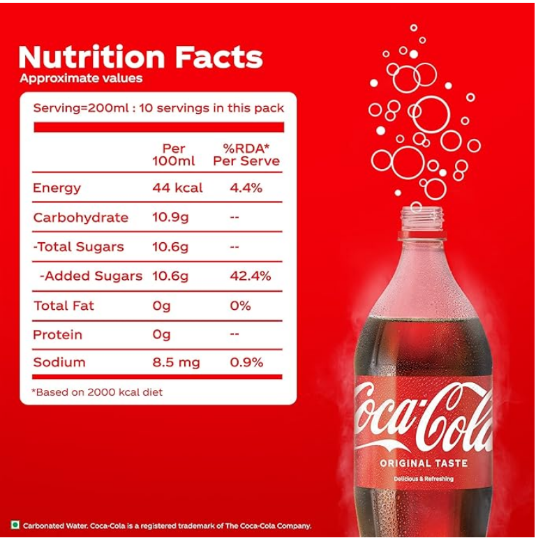 Coca-Cola Original Taste, 2L – Classic Refreshment