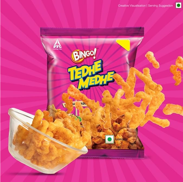 ITC Bingo! Tedhe Medhe Masala Tadka - Sticks with Indian Masala Flavour