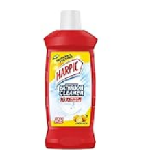 Harpic Bathroom Cleaner Liquid, Lemon - 1 Litre | New Thicker Bathroom Floor Cleaner | Red Harpic Bottle