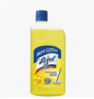 Lizol Disinfectant Surface & Floor Cleaner Liquid, Citrus - 1 Litre | Suitable for All Floor Cleaner Mops | Kills 99.9% Germs| India's #1 Floor Cleaner