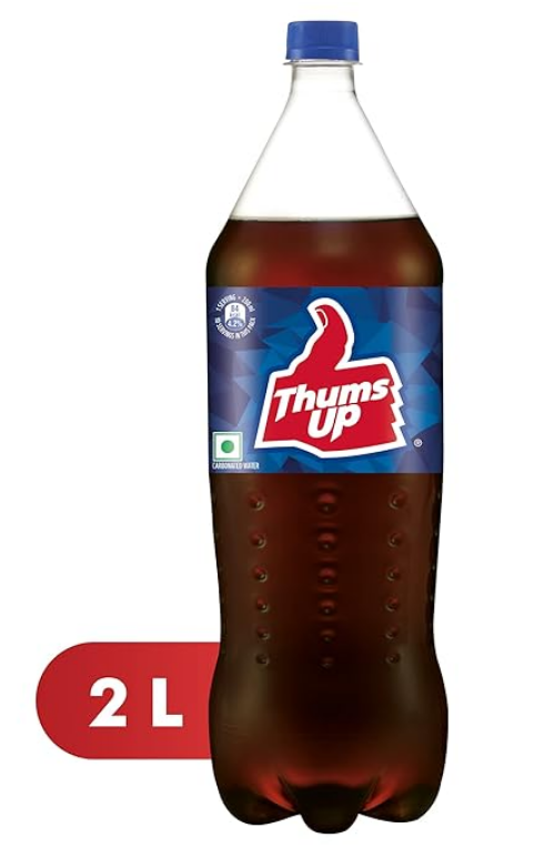 Thums Up Soft Drink PET Bottle, 2 Liter, Cola