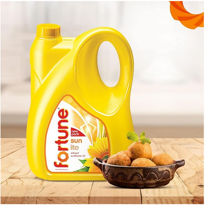 Fortune Sunlite Refined Sunflower Oil 5 litter (4.35 Kg Jar)