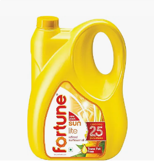 Fortune Sunlite Refined Sunflower Oil 5 litter (4.35 Kg Jar)