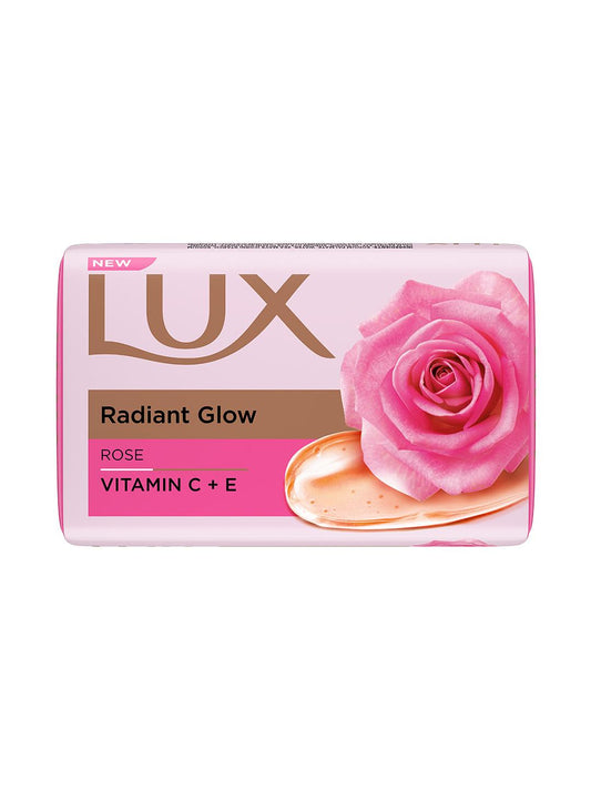 Lux Radiant Glow Bathing Soap infused with Vitamin C & E |For Superior Glow|
