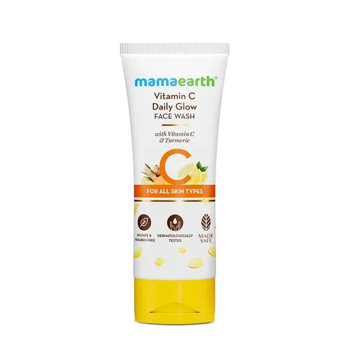 Mamaearth Vitamin C for Skin Glow & Illumination With Turmeric Face Wash  (100 ml)