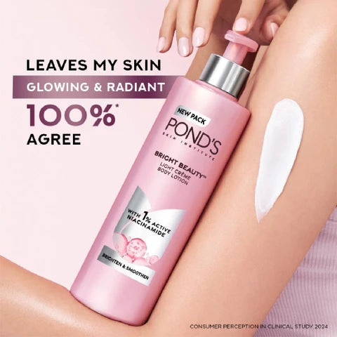 POND's Bright Beauty Light Cr?me Body Lotion for Smooth & Bright Skin  (275 ml)