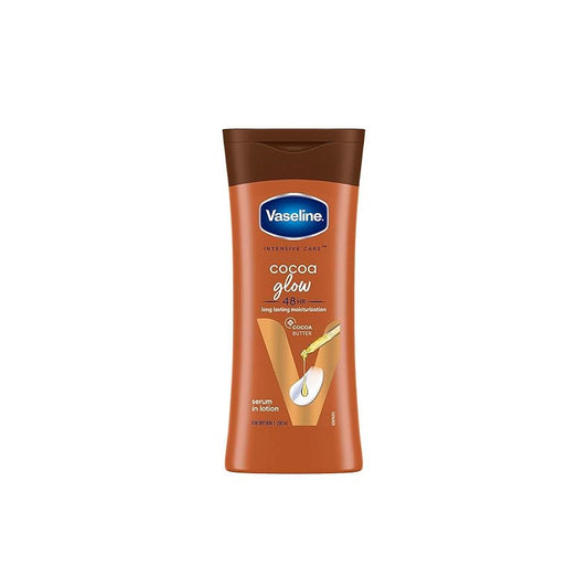 Vaseline Cocoa Glow Serum In Lotion | 100% Pure & Shea Butter for Glowing & Soft Skin  (200 ml)